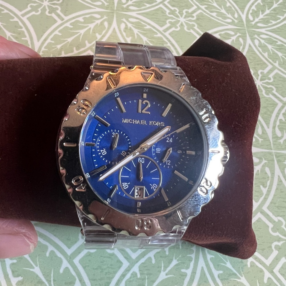 Michael Kors MK-5409 Bel Aire chronograph ladies watch 5” wrist